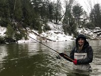 Winter-Time Fishing on the Nottawasaga River ...
