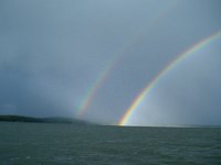 A Nipigon Double Rainbow ...