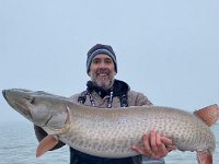 Andy with a great Lake St. Clair Musky ...