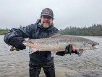 Brad Atlantic Salmon Fishing on The Hunt River in Labrador ...
